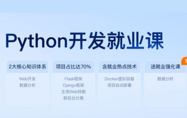 黑马：新版Python开发就业课，初级+中级+高级项目实战(106G)-乐学教程网