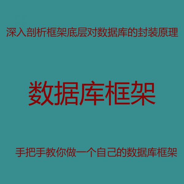 Java操作数据库抽象封装教程之手把手教你封装一个自己的数据库框架（工具、源码、视频、笔记） 免费下载-乐学教程网