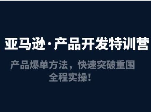 跨境移花宫：亚马逊产品开发训练营4期，Amazon从小白到大卖-乐学教程网